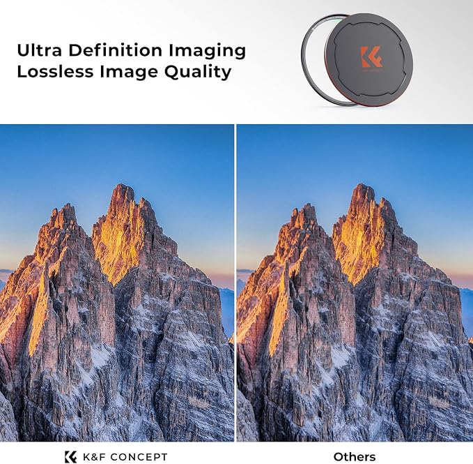 K&F CONCEPT 49mm Magnetic MC UV Lens Protection Filter + Lens Filter Cap | 1s - Image 3