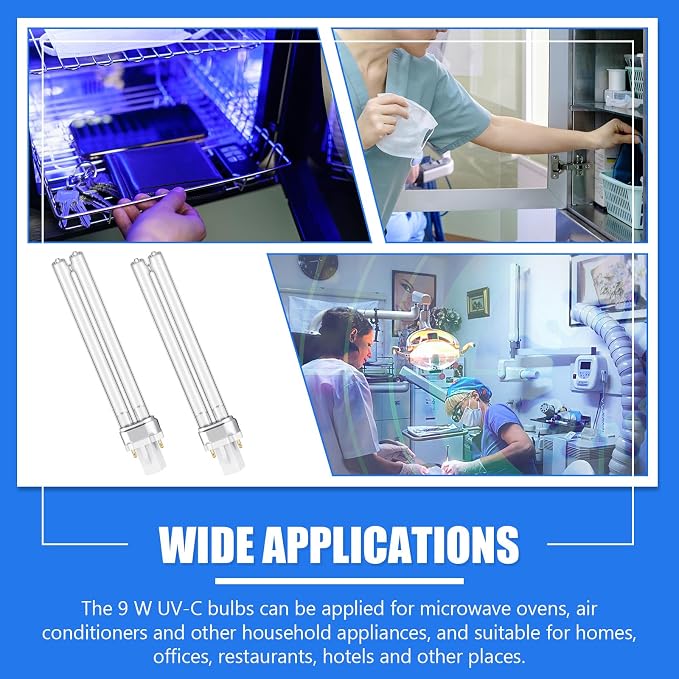 UV UV-C Light Bulbs 9W G23 Base Replacement Bulb - Image 6