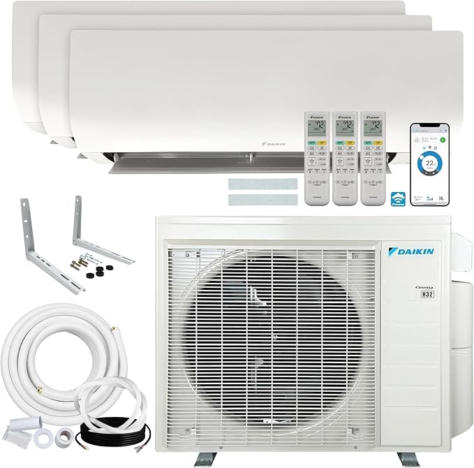 Daikin 36, 000 BTU 20 SEER2 3-Zone Mini Split, Air Conditioner Heat Pump R-32 by Daikin