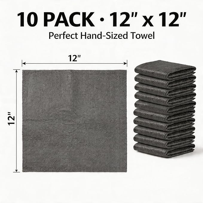10 Pack Microfiber Cleaning Cloths, Thickened Streak Free & Lint Free Glass - Image 9