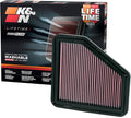 K&N High-Flow Original Lifetime Engine Air Filter: Increase Power: Premium by KNEngineeringInc