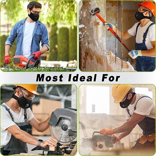 BASE CAMP M Plus Dust Mask, Breathable Reusable Face Mask - Image 6