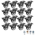 Caster Wheels - 3 Inch Casters Set of 4 Heavy Duty, BOSGEOT Locking Industrial by BOSGEOT
