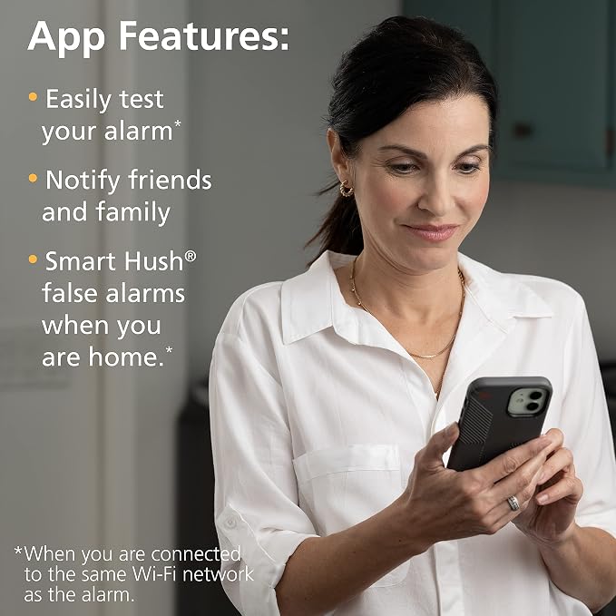 Kidde Smart Smoke Detector & Indoor Air, Quality Monitor, Alexa Compatible - Image 7