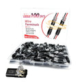 100PCS 2-Pin Double Wire Plug in Connector by BRITEVO
