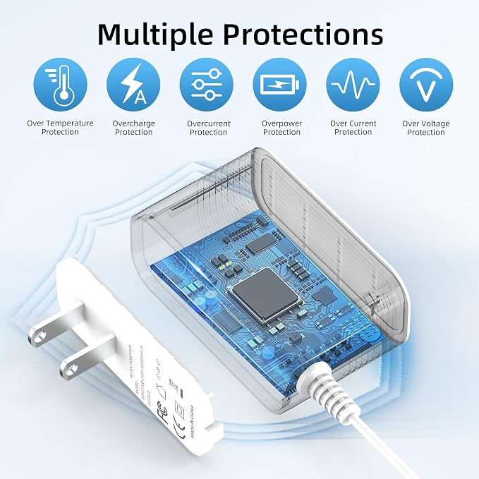 Power Cord for BLUEAIR Premium Smart Humidifier, 12V Charger for BLUEAIR H35i - Image 5