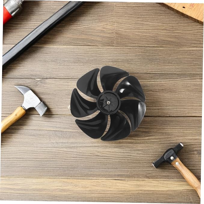 NUOBESTY Replacement Floor Fan Blade 7-Leaves 8.7-inch 22cm Black Plastic Air - Image 7
