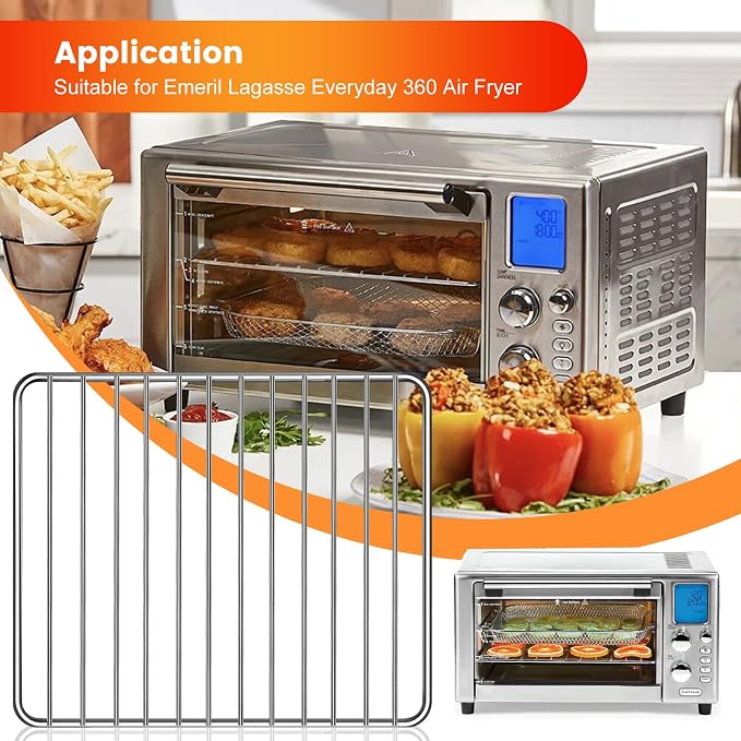 GXF Air Fryer Wire Rack for Emeril Lagasse Everyday 360 Air Fryer, Stainless - Image 6