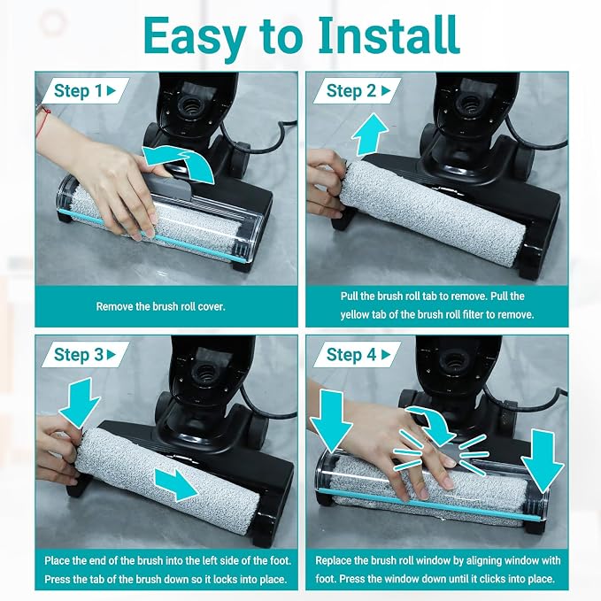 FFsign 3831 Roller Brush & Filter Replacement Compatible - Image 5
