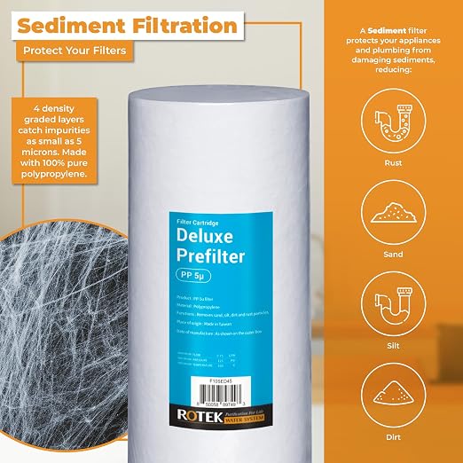 Rotek Water Systems Whole House Water Filtration System | 2-Stage Water Filter - Image 4