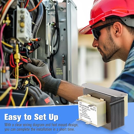 120V to 24V Transformer Secondary 24V, 0130M00138S 40VA Transformer Compatible - Image 7