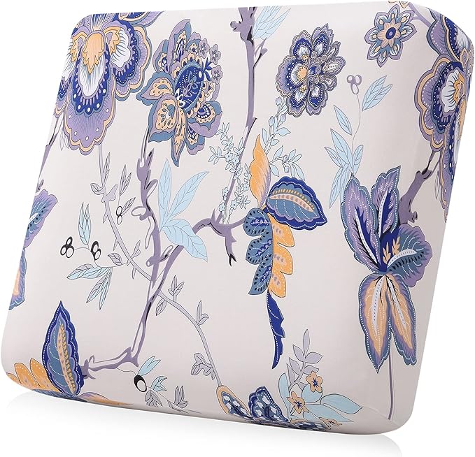 Smiry Printed Couch Cushion Covers, Stretch Soft Couch Covers for Sofa, Washable Non-Slip Sofa Slipcover Furniture Protector for Indoor and Outdoor (Backrest M, Beige)