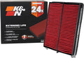 K&N Engine Air Filter: Extended Life 24, 000 Mile Replacement Air Filter: by KNEngineeringInc