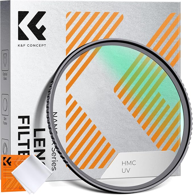 K&F CONCEPT 77mm MCUV Lens Protection Filter Ultra Slim 18 Multi-Coating | by KFCONCEPT