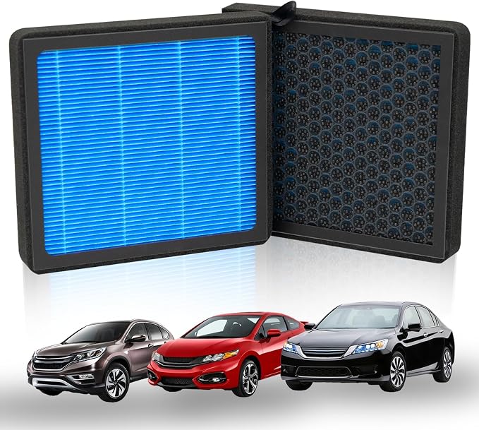 Cabin Air Filter, for Honda: 2007-2016 CR-V, 2006-2015 Civic, 2003-2023 Accord by ForYourEnjoyableJourney