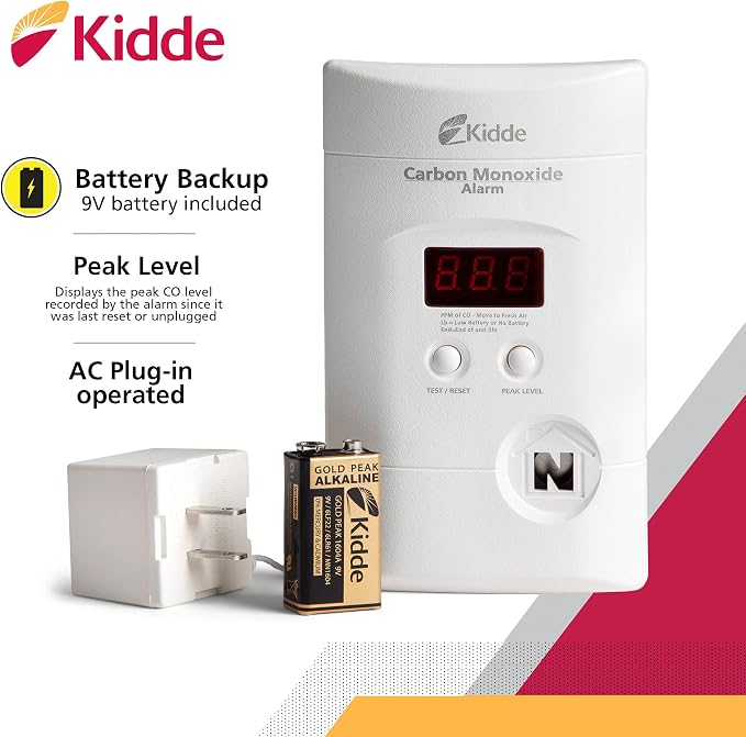 Kidde Carbon Monoxide Detector, Plug-In - Image 4