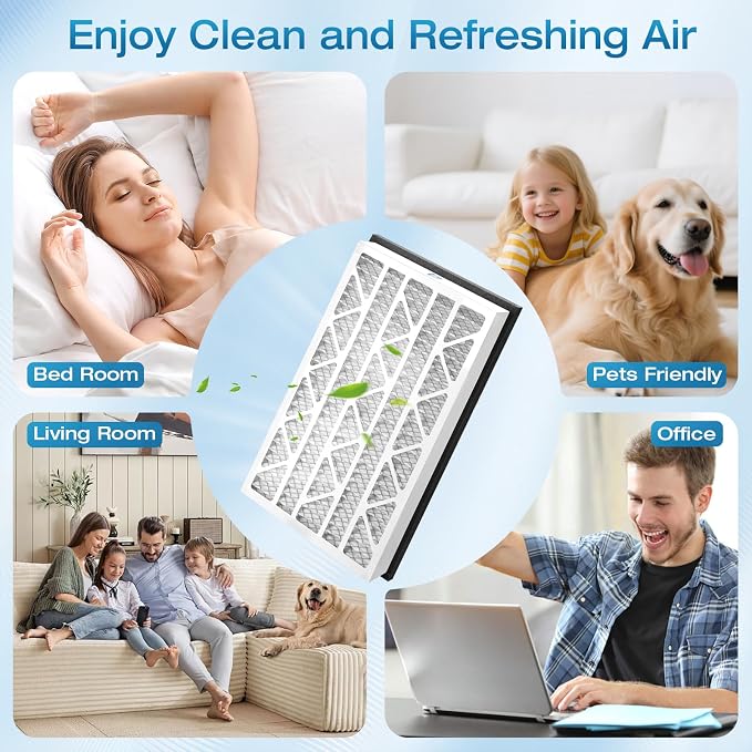 3 Pack 20x30x3 MERV 13 Pleated Air Filters Replacement Compatible - Image 7