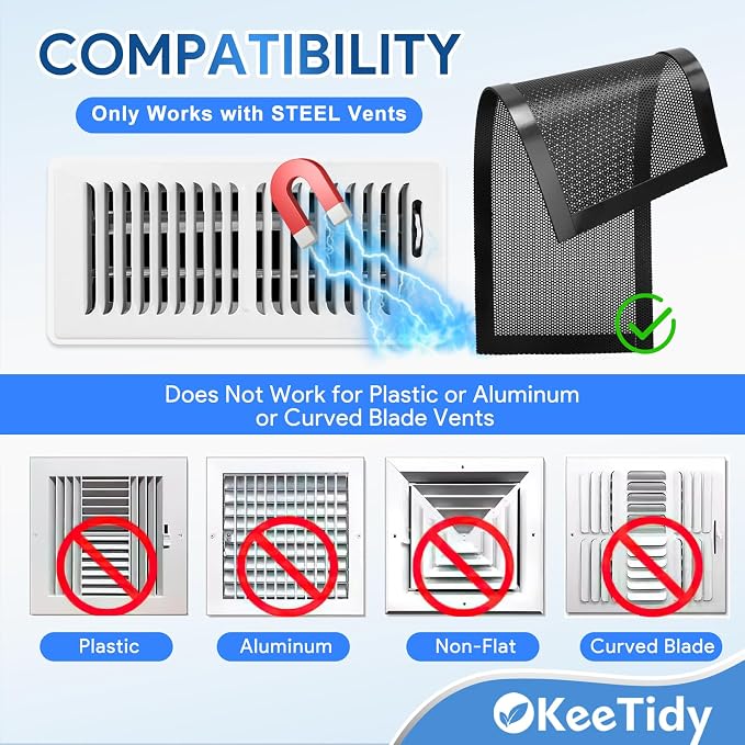 Floor Vent Covers, and RV Vents, 4 Pack - Image 2