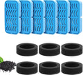 PETCHO 12 Pack Cat Water Fountain Filters Compatible by PETCHO