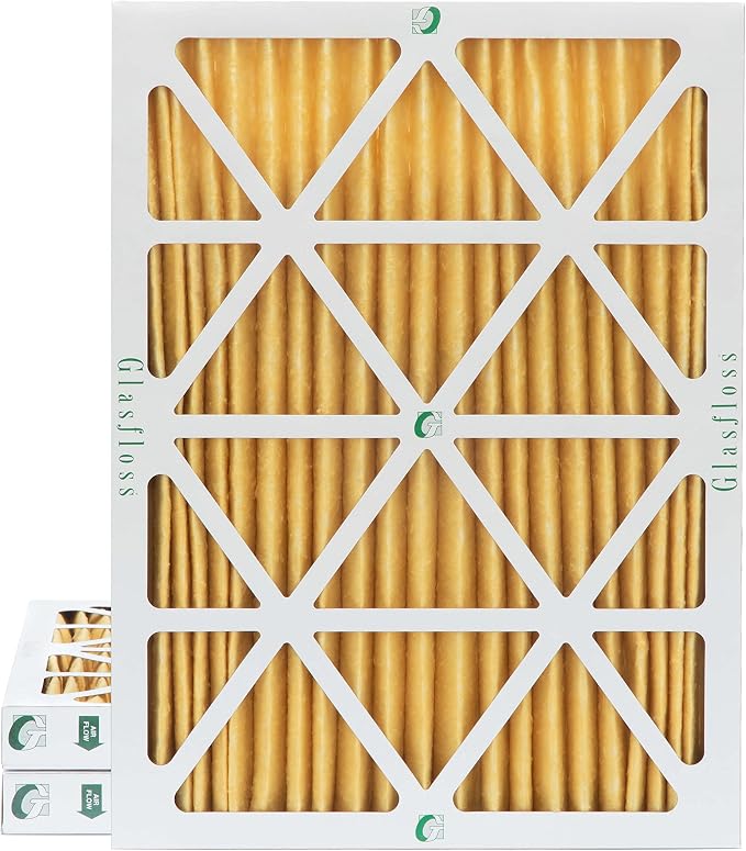 Glasfloss 16x20x2 MERV 11 AC & Furnace 2" Depth Air Filters. Box of 3. Actual by Glasfloss