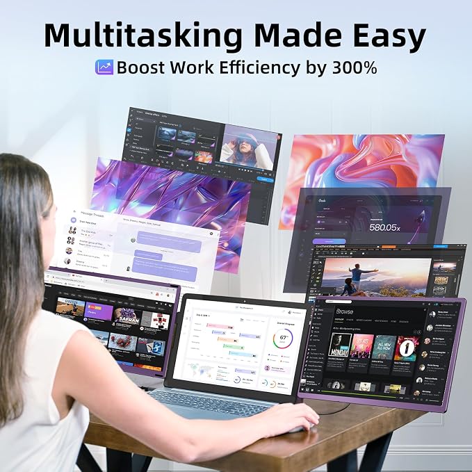 15.6" Laptop Screen Extender Monitor - Image 9