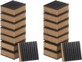 uxcell 16pcs Ribbed Anti-Vibration Isolation Rubber Pads 2" Length x 7/8" Thick by uxcell