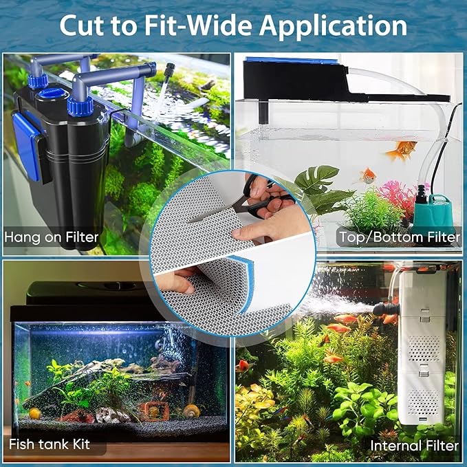 Aquarium Filter Media, Upgraded 8-Layer Filter Sponge Pad - Image 7