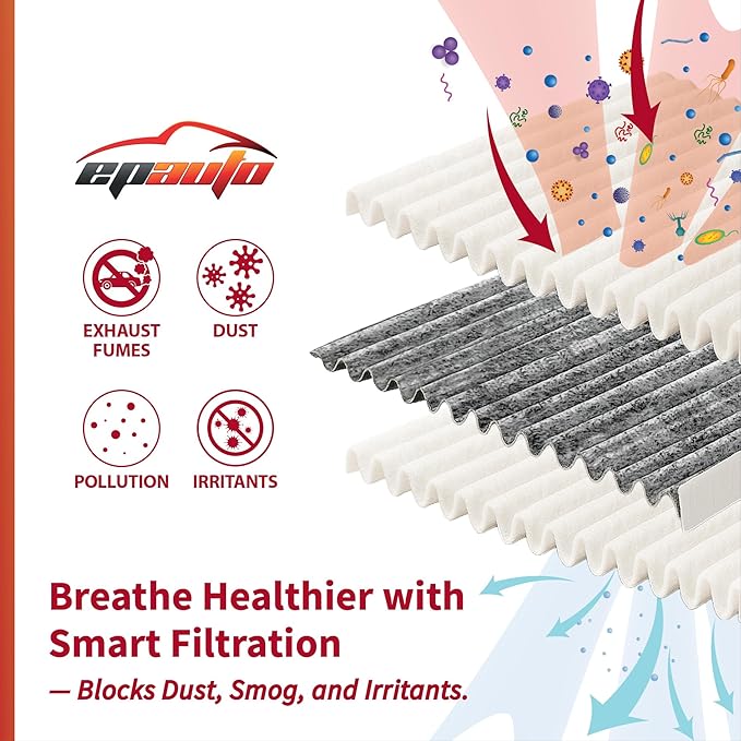 EPAuto CP285 Premium Cabin Air Filter includes Activated Carbon, 2 Packs - Image 5