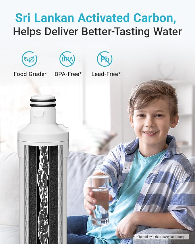 AQUA CREST LT1000PC ADQ747935 Refrigerator Water Filter and Air Filter - Image 6