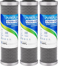 1 Micron 2.5" x 10" Whole House CTO Carbon Water Filter Cartridge Replacement by PUREPLUS