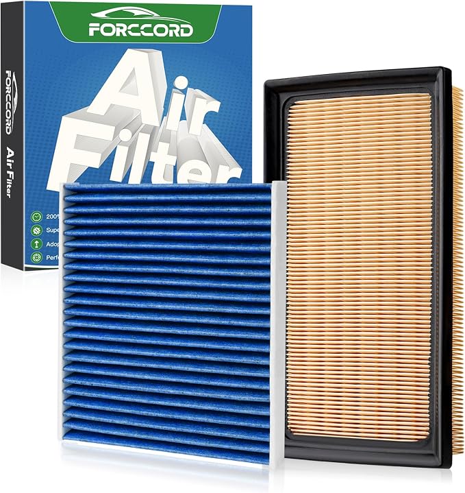 Cabin & Engine Air Filter Fit for RAV4 Hybrid, Camry Hybrid, Highlander Hybrid by Forccord