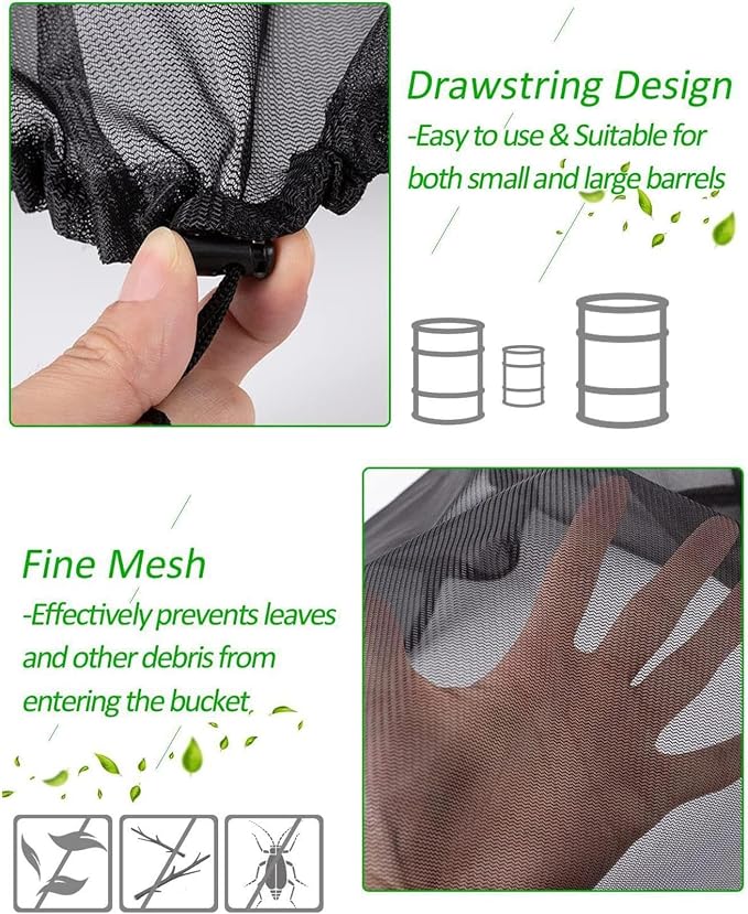 Sturdy Rain Barrel Mesh Cover - Image 5