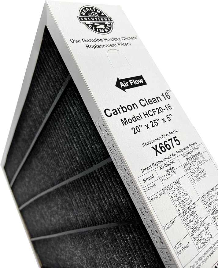 Lennox Healthy Climate Lennox X6675 20x25x5 Healthy Climate Carbon-Clean MERV - Image 5
