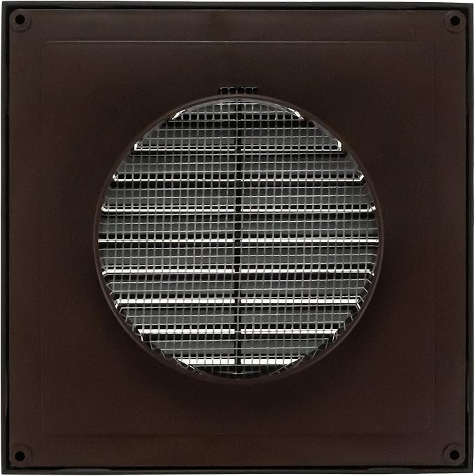 4 Inch Fit - Black Plastic Vent Cover - Exhaust Dryer Vent Cover - Built-in - Image 9