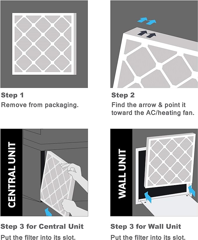 Aerostar 21 1/4x23 1/4x1 MERV 11, Pleated Air Filter, 21 1/4 x 23 1/4 x 1 - Image 5