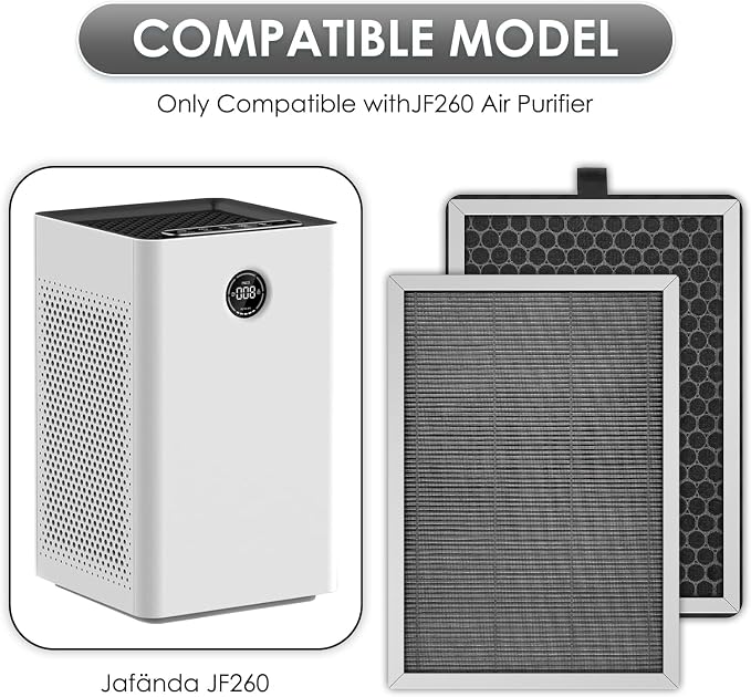 JF260 Replacement HEPA Filters for Jafanda JF260, JF260S Smart Air Purifier - Image 6