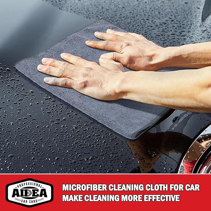 AIDEA Microfiber Cleaning Cloth 12 Pack, Microfiber Towels - Image 2