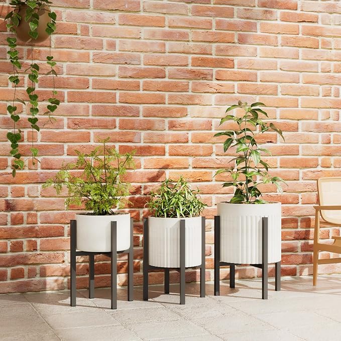 Linpla 2-Pack Adjustable Metal Plant Stand Indoor Outdoor - Image 7