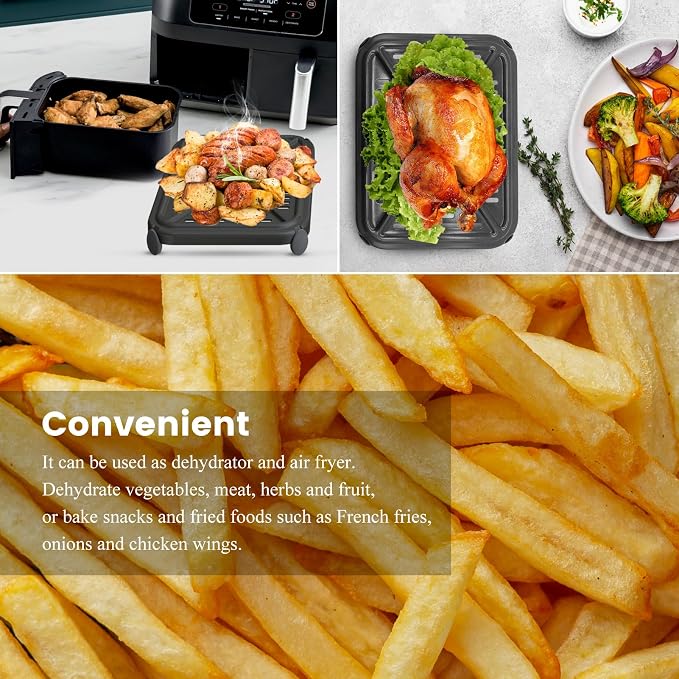 Air Fryer Grill Pan for Ninja Foodi DZ401 DZ550 10QT DualZone Air Fryers - Image 9