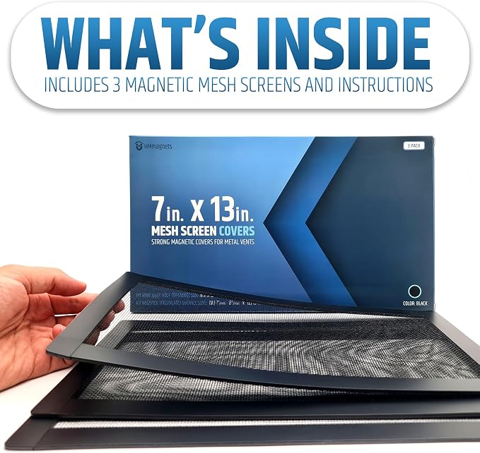 Powerful Magnetic Vent Screen Mesh Covers that Will Never Move or Fall - Image 8