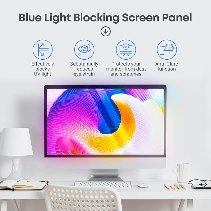 VINTEZ 23.6 inch Blue Light Blocking Screen Protector Panel - Image 3