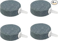 AQUANEAT Air Stone Disc, 4 Packs, Aerator Bubble Diffuser, Air Pump Accessories by Aquaneat