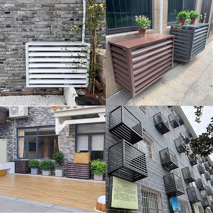 Aluminum Air Conditioner Cover, Privacy Fence Screen, Outdoor Condenser - Image 9