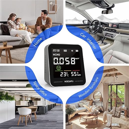 Indoor Air Quality Monitor, Formaldehyde Particulate Matter Detector, PM2.5 - Image 8