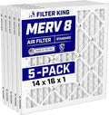 Filter King 14x16x1 Air Filter Dust & Allergy Control AC Furnace Filters by FilterKing