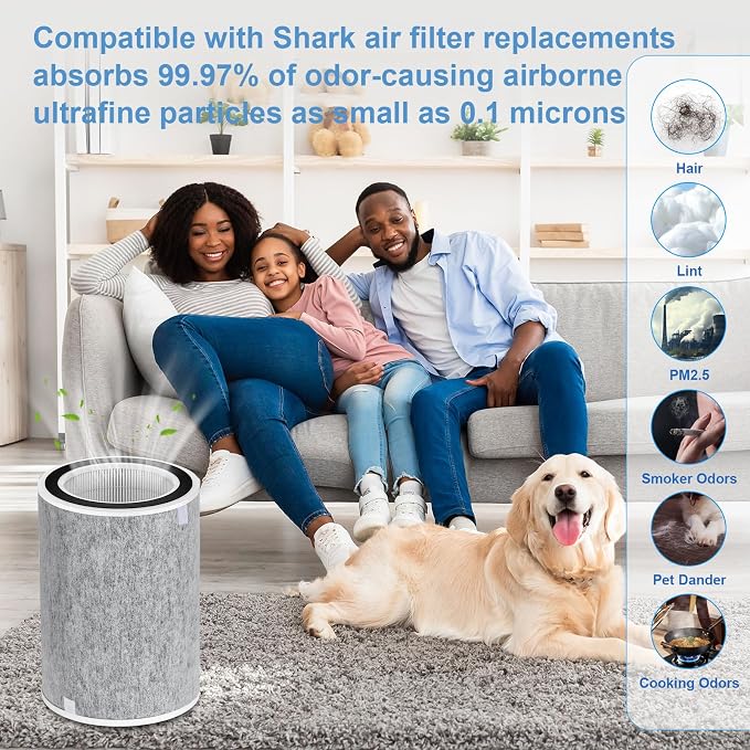 Compatible Shark hp202 Replacement Filter, HP200 HP201, Shark Air Purifier - Image 8