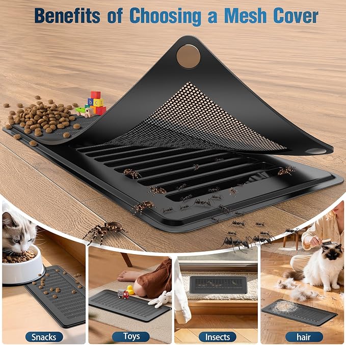 Magnetic Vent Covers with Vent Screen 7x11.3 Inch, Ceiling Air Vents, Ventilate - Image 4