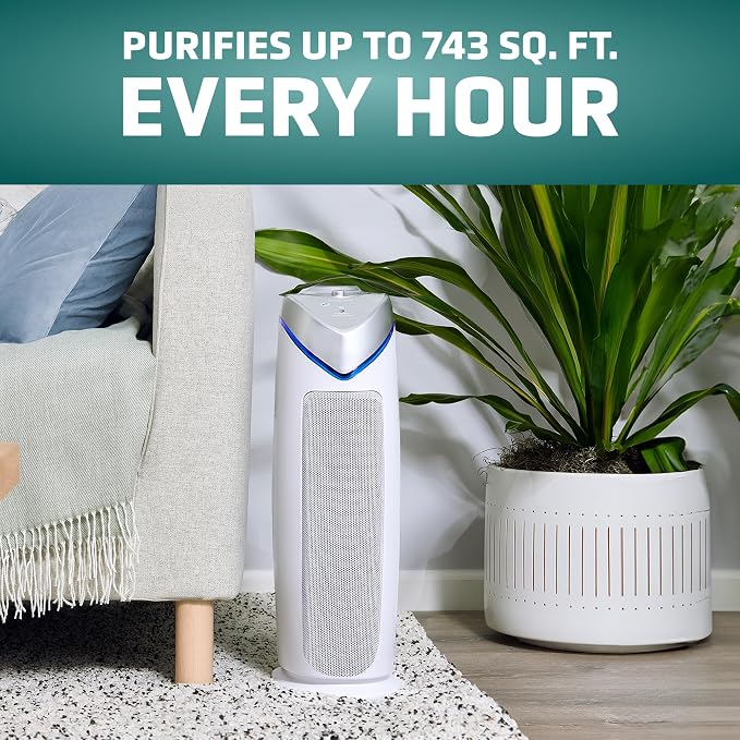 GermGuardian Air Purifier with HEPA 13 Filter, Removes 99.97% of Pollutants - Image 2