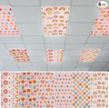 QOUBAI 6 Pcs Fluorescent Light Covers, 4x2 Feet Magnetic Light Cover by QOUBAI