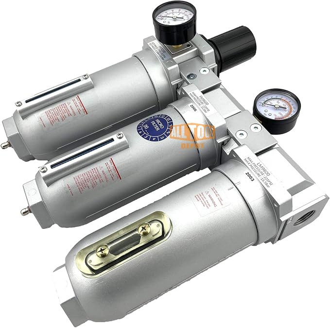 3/4" NPT SUPER DUTY Industrial Grade Filter Regulator Coalescing Desiccant - Image 3
